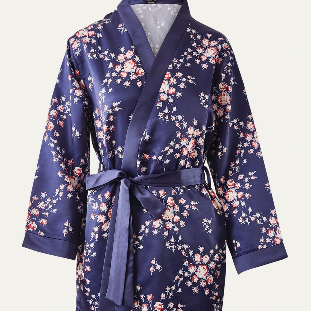 NWT Morgan Lane Satin Robe